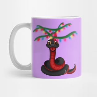 Snake Crowley Christmas lights Mug